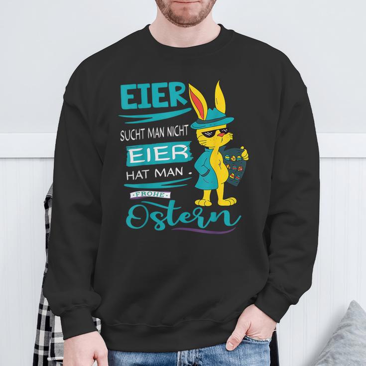 Easter Bunny Frohe Ostern Rabbit Easter Eggs Search Man Sweatshirt Geschenke für alte Männer