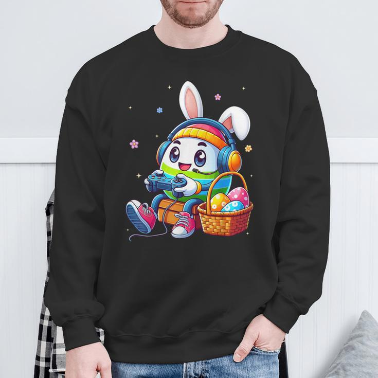 Easter Egg Playing Video Game For Gamer Boys N Sweatshirt Gifts for Old Men
