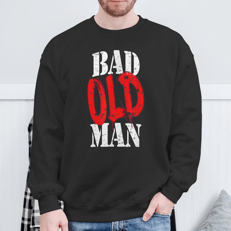 Evil Alter Mann Opa Papa Sweatshirt Geschenke für alte Männer