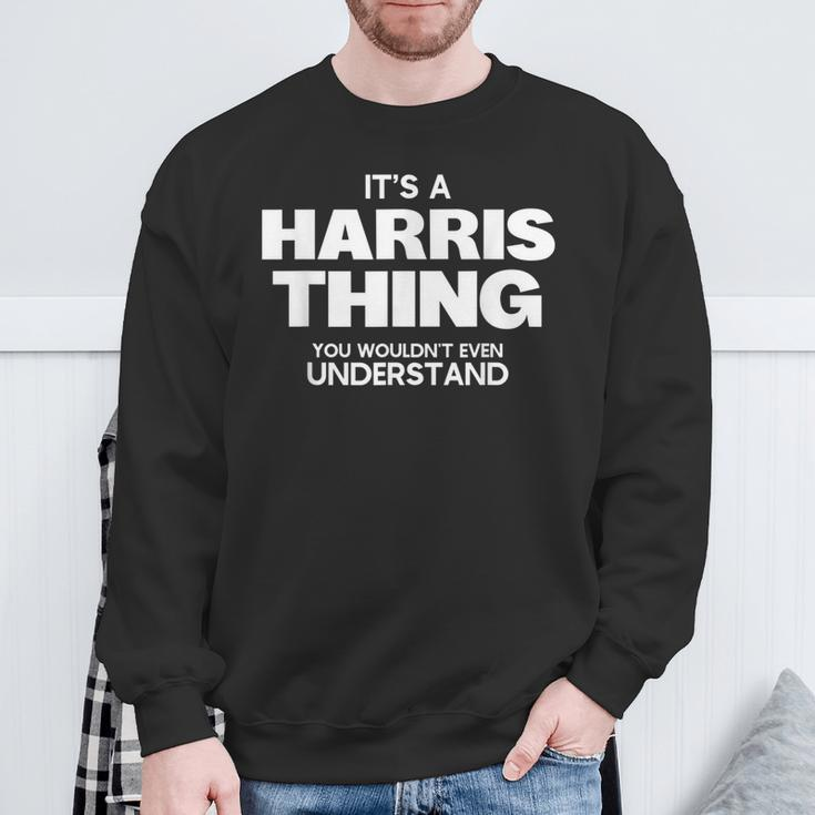 Family Reunion It's A Harris Thing Family Name Sweatshirt Gifts for Old Men