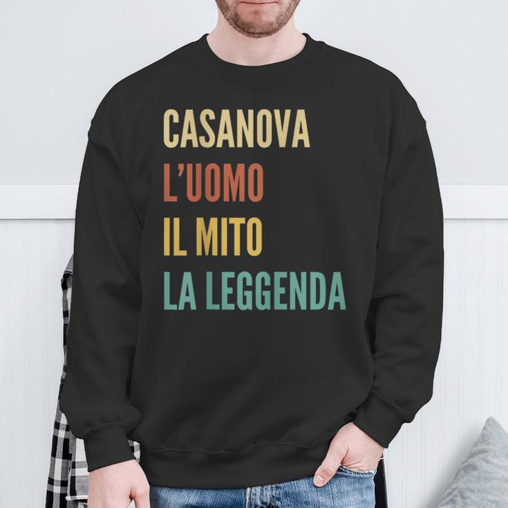 Italian First Name Casanova Sweatshirt Gifts for Old Men