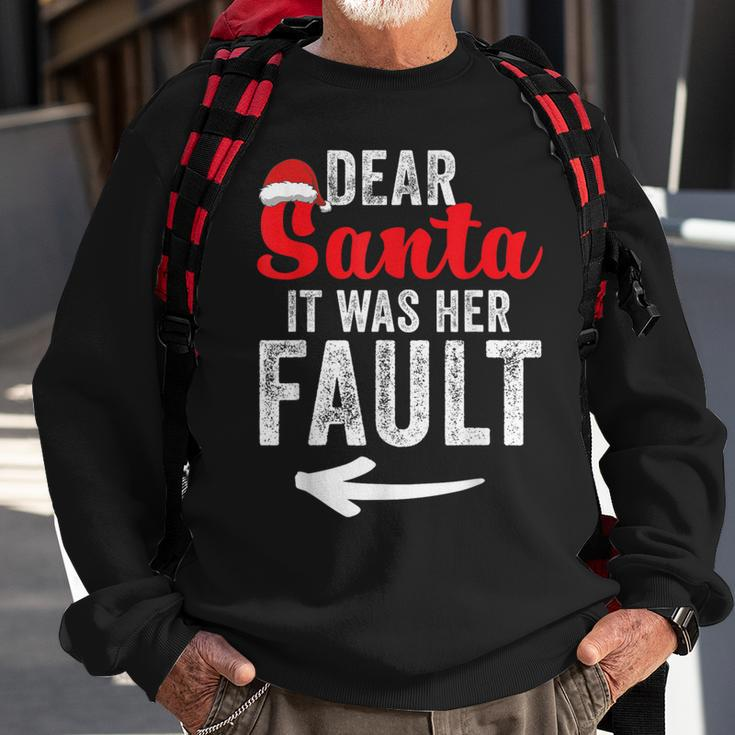 Matching Couples Christmas His And Hers Sweatshirt Gifts for Old Men
