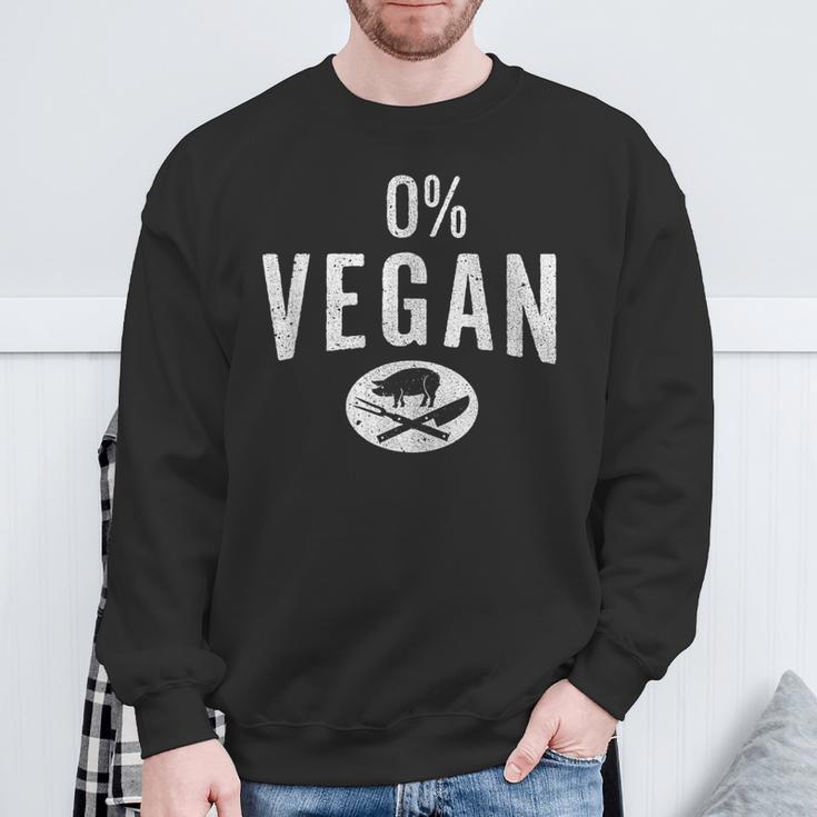 Meat Eaters & Carnivores Vegan Barbecue Sweatshirt Gifts for Old Men