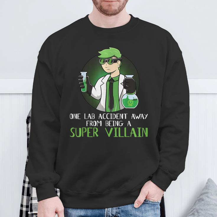 Science Chemistry Laboratory Villain Lab Sweatshirt Gifts for Old Men