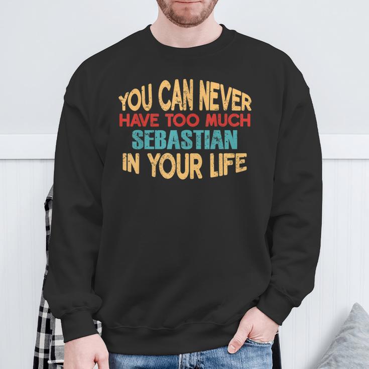 Sebastian Personalisiertes Vorname Witzartikel Sweatshirt Geschenke für alte Männer