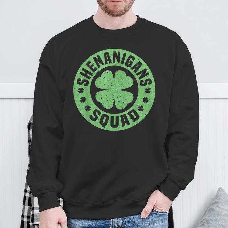 Shenanigans Squad Happy St Patrick's Day Outfit Sweatshirt Gifts for Old Men