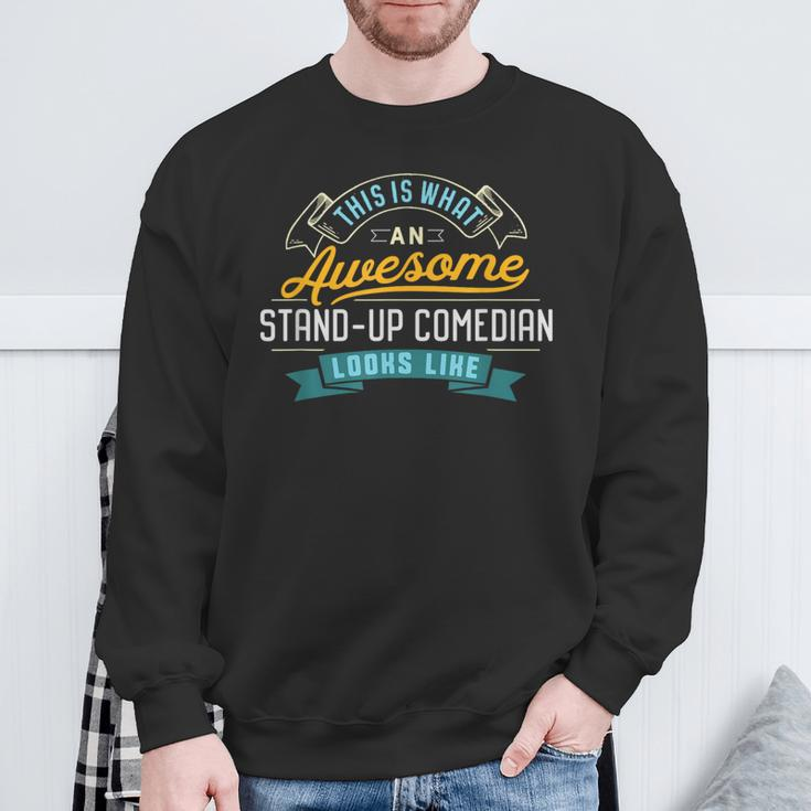 Stand-Up Comedian Awesome Job Occupation Sweatshirt Gifts for Old Men