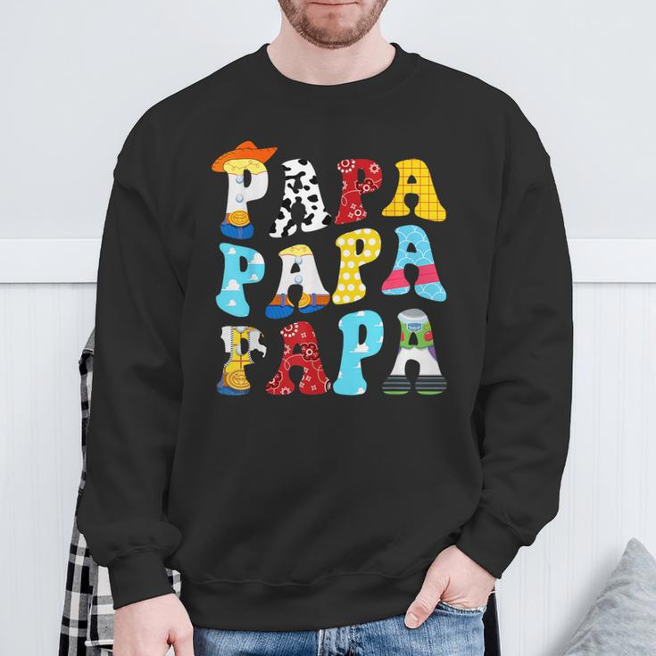 Story Papa Toy Boy Story Dad Fathers Day For Mens Sweatshirt Gifts for Old Men