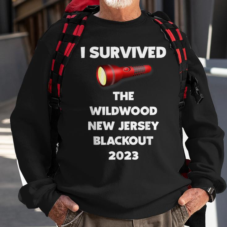 I Survived The Wildwood New Jersey Blackout 2023 Sweatshirt Gifts for Old Men
