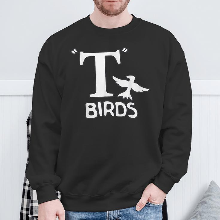 T- Gang Birds Nerd Geek Graphic Sweatshirt Geschenke für alte Männer