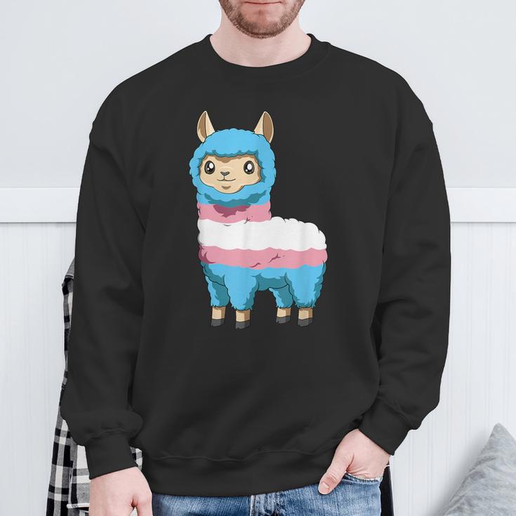 Transgender Lama Sweatshirt Geschenke für alte Männer