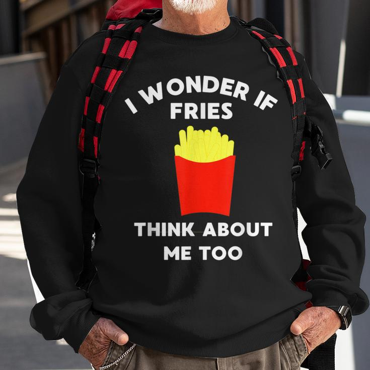 Workout Gym French Fries Sweatshirt Gifts for Old Men