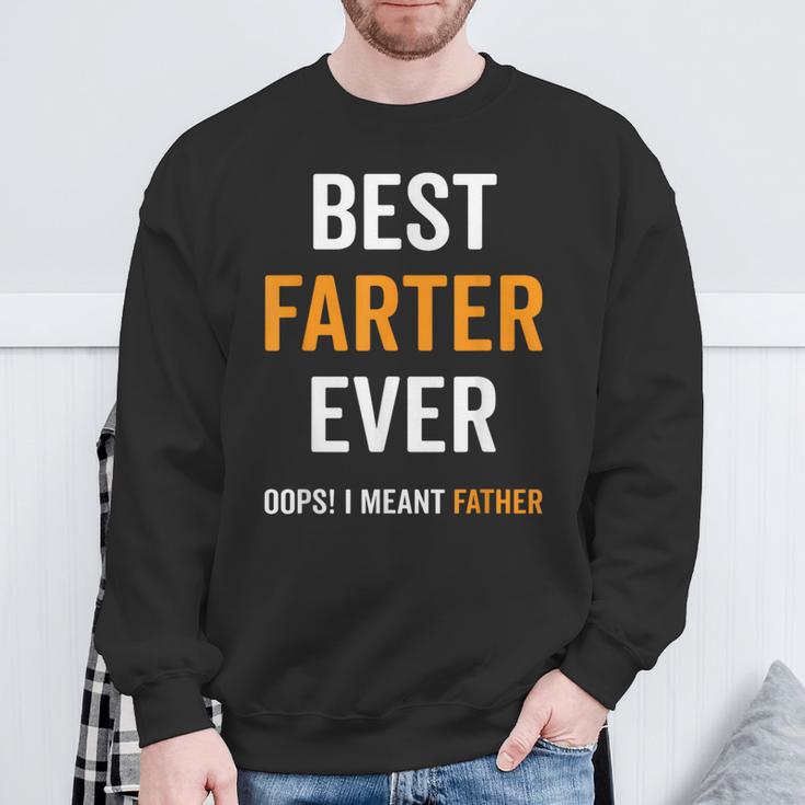 World's Best Farter Ever Oops I Meant Father Dad Joke Sweatshirt Gifts for Old Men