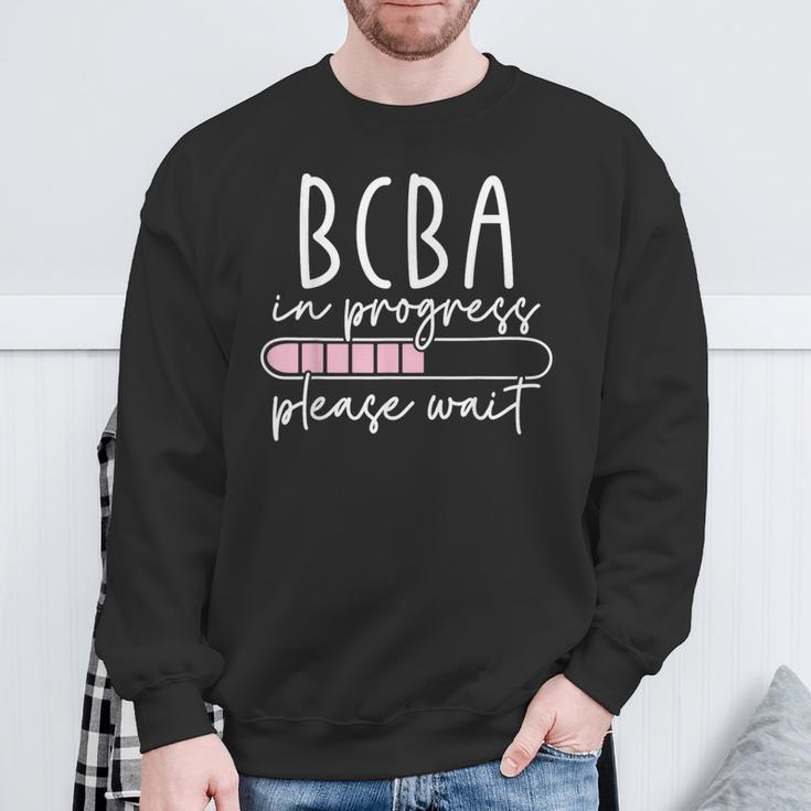 Future Behavior Analyst Bcba In Progress Bcba Student Sweatshirt Gifts for Old Men