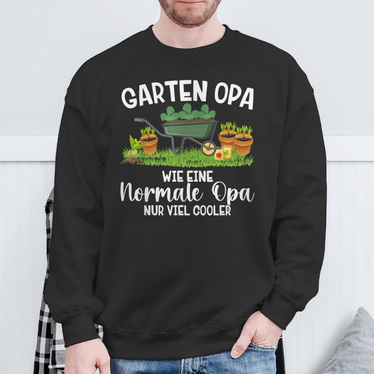 Gardener Garden Grandpa Much Cool Sweatshirt Geschenke für alte Männer