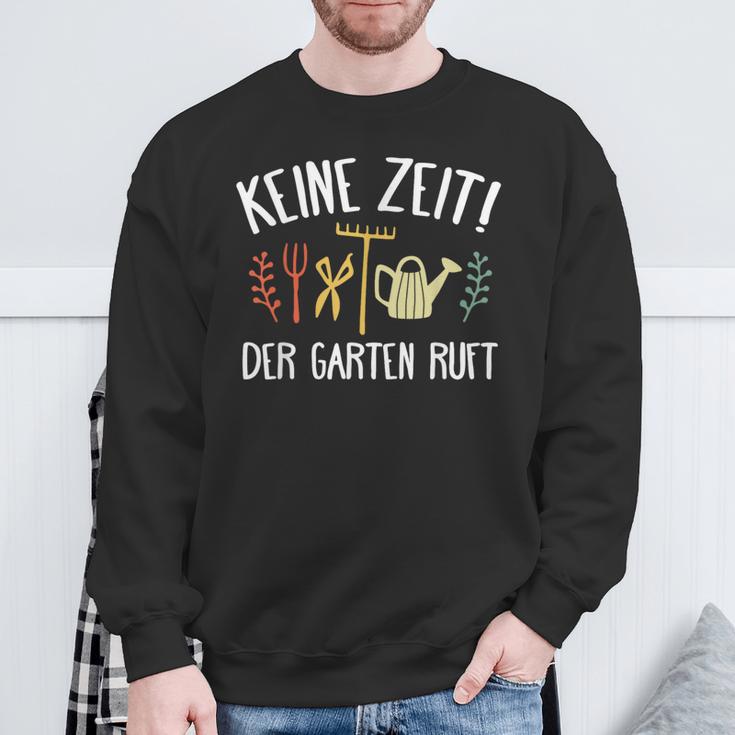 Gardener No Time The Garden Callsintage Sweatshirt Geschenke für alte Männer