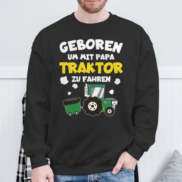 Geboren Um Mit Papa Traktor Zu Fahren Children's Jumper Sweatshirt Geschenke für alte Männer