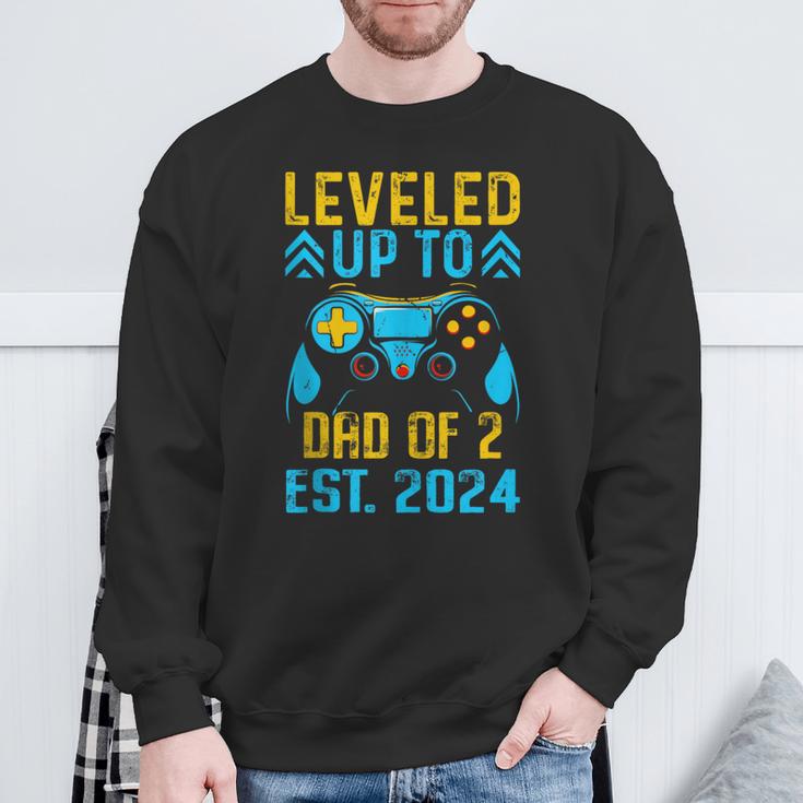 Geebnet Bis Zu Papaon 2 Est2024 Wieder Zu Papa Gefördert Sweatshirt Geschenke für alte Männer