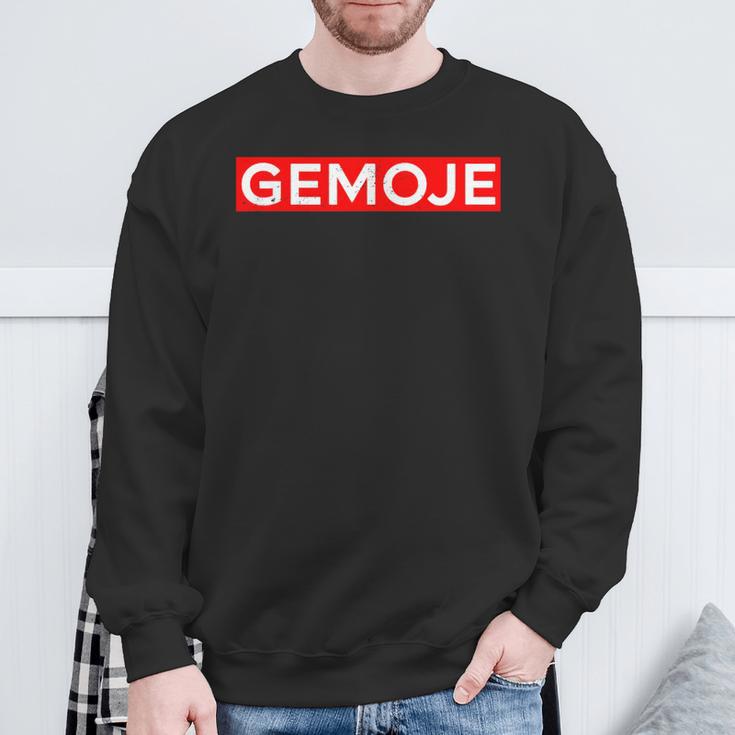 Gemoje Guten Morgen I Dialect Mouthart Hessen Saarland Sweatshirt Geschenke für alte Männer