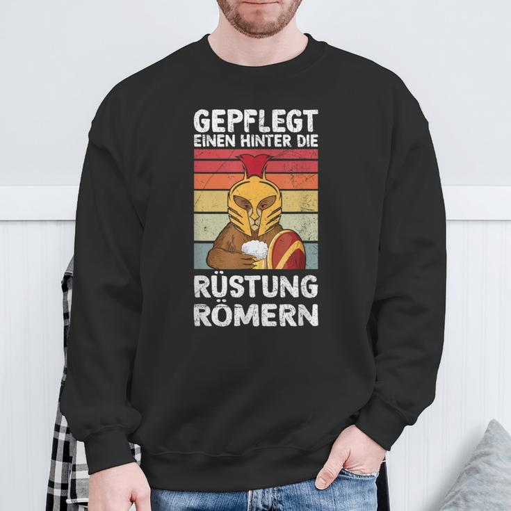 Gepfleeinen Hinter Die Armor Römern Celebration Party Sweatshirt Geschenke für alte Männer