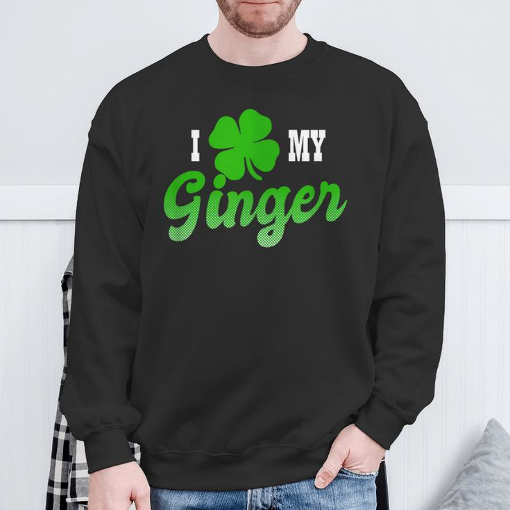 Ginger Pride I Love My Ginger Sweatshirt Gifts for Old Men