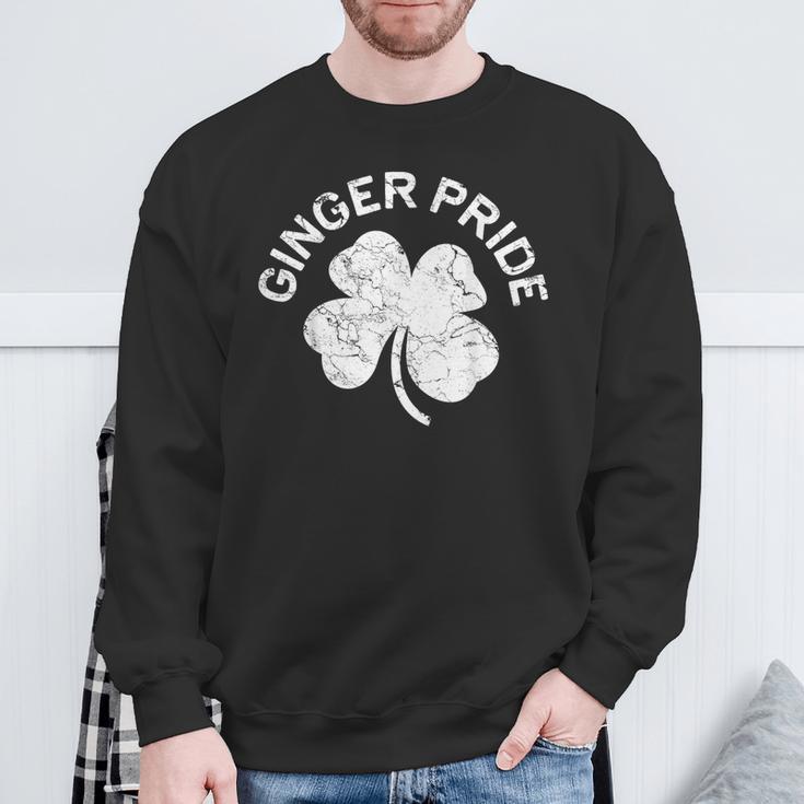 Ginger Pride St Patrick Day Sweatshirt Gifts for Old Men