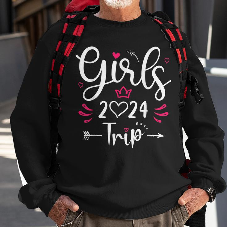 Girls Trip 2024 Weekend Hello Summer 2024 Vacation Sweatshirt Gifts for Old Men