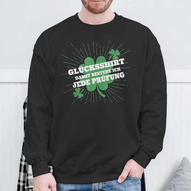 Glücksbringer Test Sweatshirt Geschenke für alte Männer