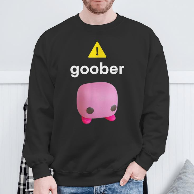 Goober Meme Ironic Weirdcore Sweatshirt Gifts for Old Men
