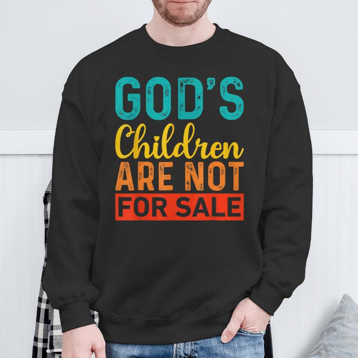 Gottes Kinder Stehen Nicht Zum Verkauf Lustig Sweatshirt Geschenke für alte Männer