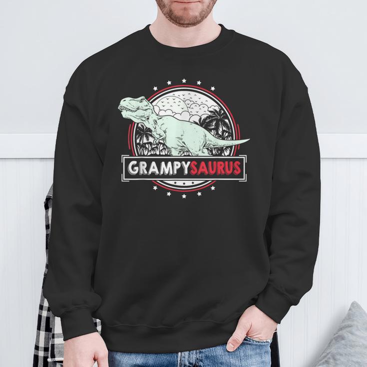 Grampysaurus For Grampy Fathers DayRex Dinosaur Sweatshirt Gifts for Old Men