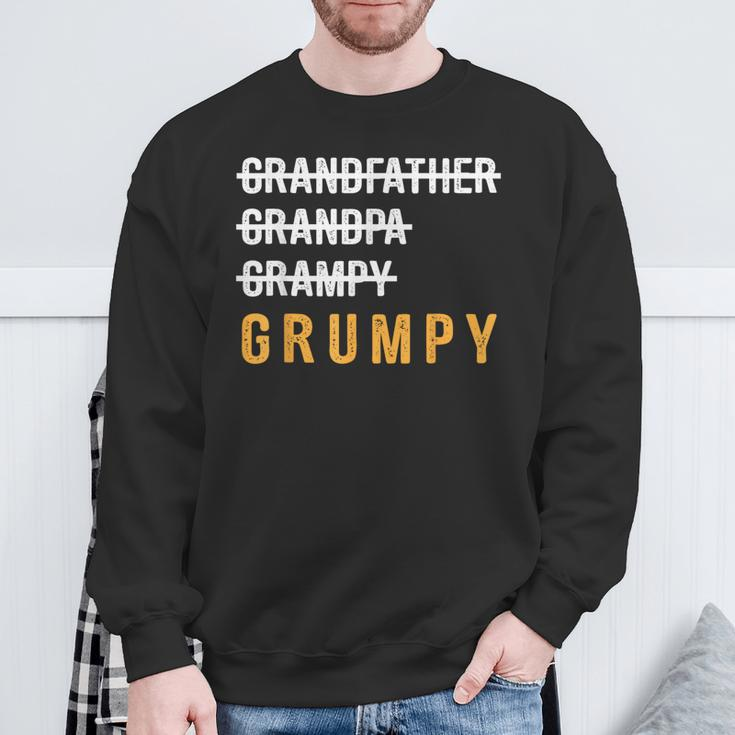Grandfather Grandpa Grampy Grumpy Father's Day Sweatshirt Gifts for Old Men