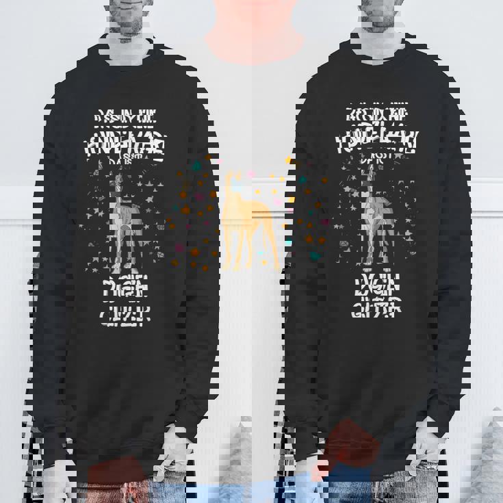 Great Dane Glitter Dog Holder Great Dane Dog Sweatshirt Geschenke für alte Männer