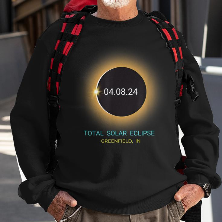 Greenfield In Total Solar Eclipse 040824 Indiana Souvenir Sweatshirt Gifts for Old Men