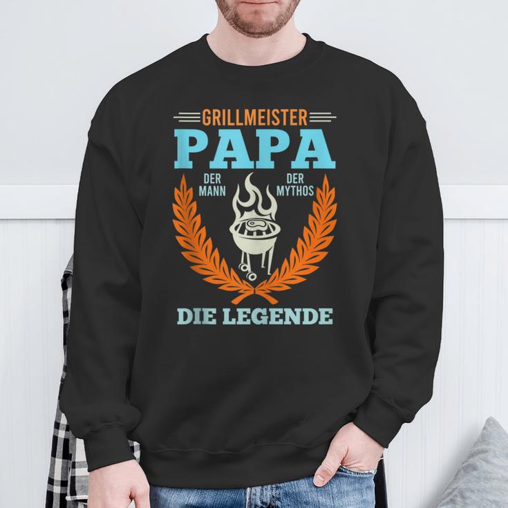 Grillmeister Papa Mann Mythos Legendeaterintage Mann Sweatshirt Geschenke für alte Männer