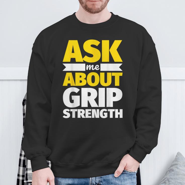 As Me About Grip Strength Weightlifting Sweatshirt Gifts for Old Men