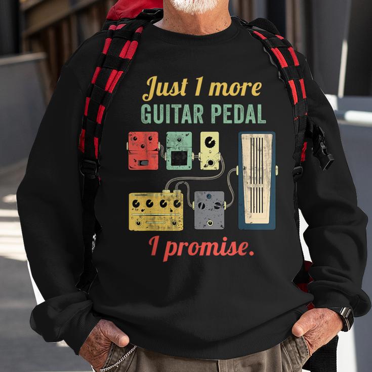 Guitar Player Pedal Board Guitarist Playing Guitars Sweatshirt Gifts for Old Men