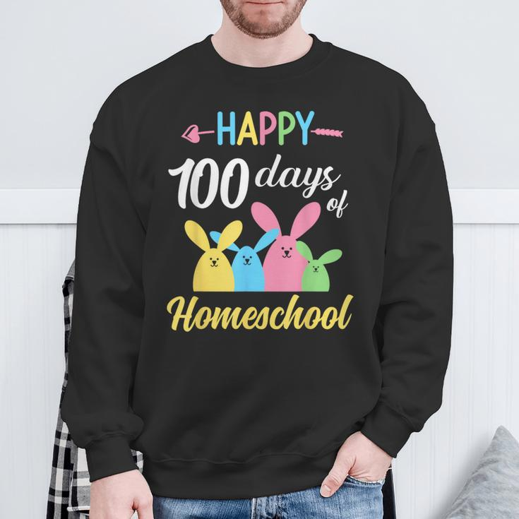Happy 100 Days Of Homeschool Kid Süße Kinder 100 Tage Sweatshirt Geschenke für alte Männer