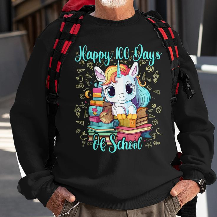 Happy 100 Days Of School Girls 100 Days Of School Sweatshirt Gifts for Old Men