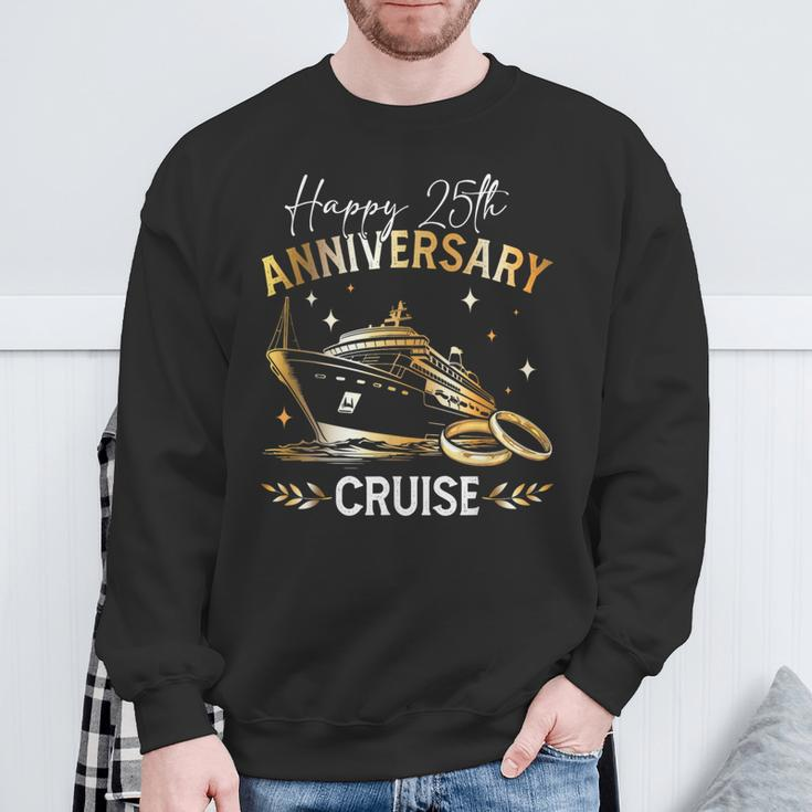 Happy 25Th Anniversary Cruise Wedding Matching Sweatshirt Gifts for Old Men