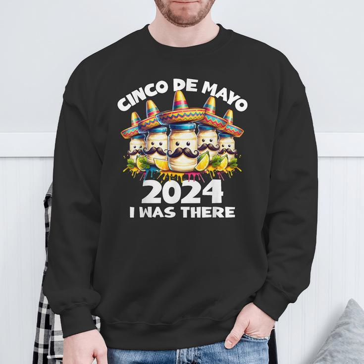 Happy 5 De Mayonnaise 2024 Cinco De Mayo Sweatshirt Gifts for Old Men