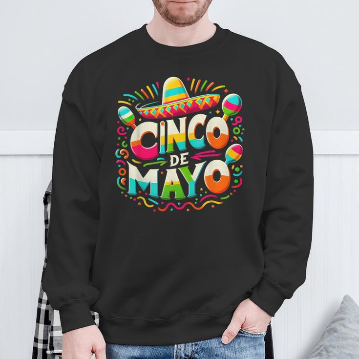 Happy Cinco De Mayo Festival Sweatshirt Gifts for Old Men