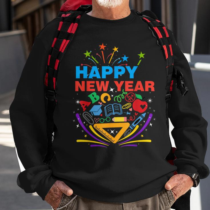 Happy New Year Christmas Teachers Sweatshirt Gifts for Old Men