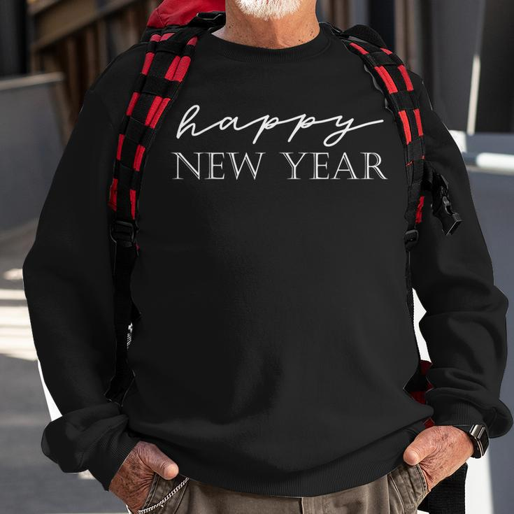 Happy New Year Happy New Year Sweatshirt Gifts for Old Men