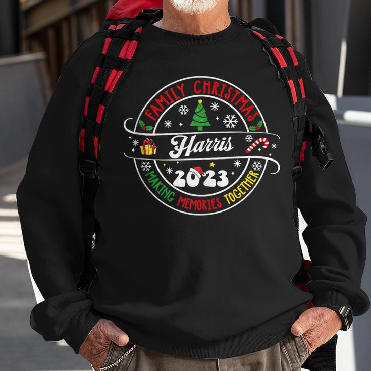 Harris Family Name Christmas Matching Surname Xmas 2023 Sweatshirt Gifts for Old Men