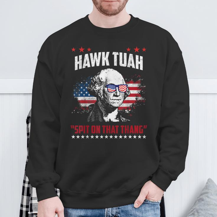 Hawk Tush Spit On That Thing Sweatshirt Gifts for Old Men