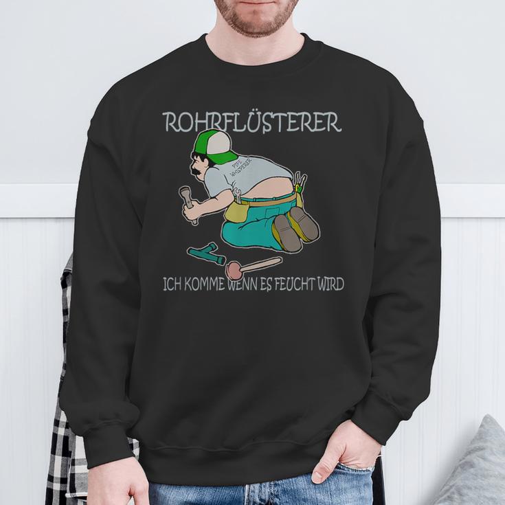 Heizungsbauer Rohrflüsterer Plumber S Sweatshirt Geschenke für alte Männer