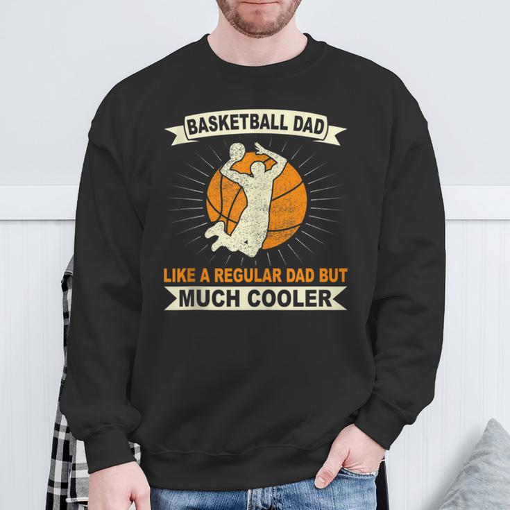 Herren Basketballer Papa Korbleger Dunkingater Basketball Sweatshirt Geschenke für alte Männer