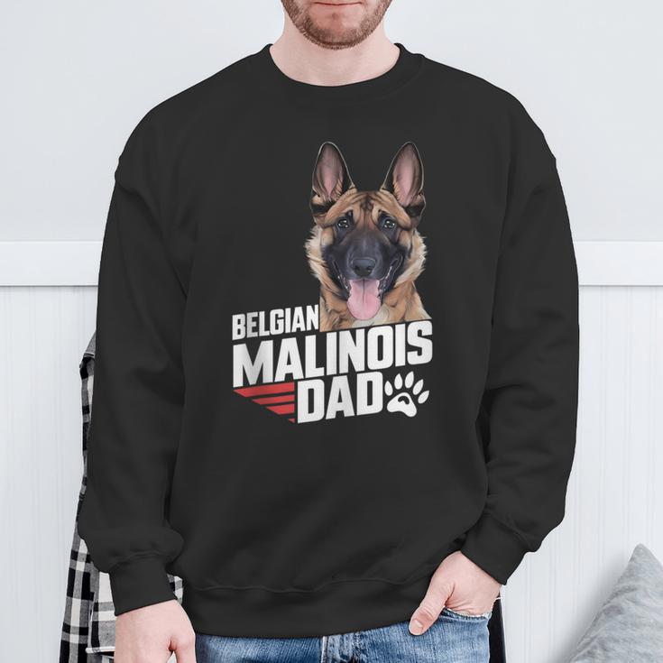 Herren Belgischer Malinois Hund Papa Belgischer Schäferhund Hundebesitzer Papa Sweatshirt Geschenke für alte Männer