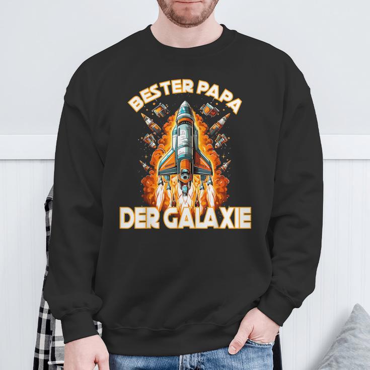 Herren Bester Papa Der Galaxieatertag Sweatshirt Geschenke für alte Männer